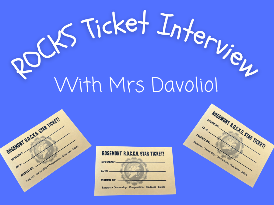 ROCKS Tickets With Mrs Davolio