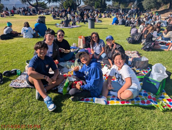 First Lunch on the Lawn